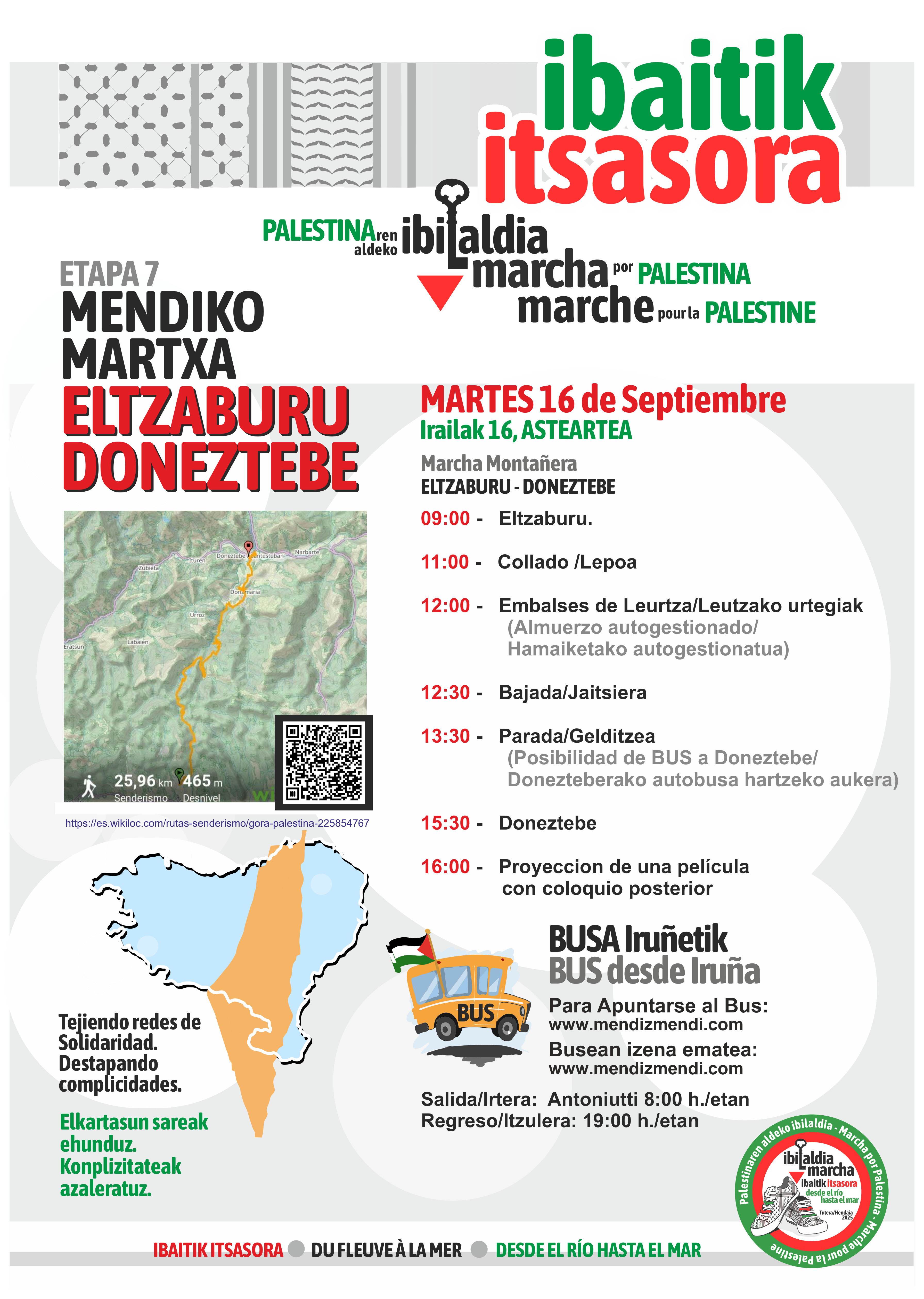 MARCHA MONTAÑERA PRO PALESTINA